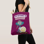 Fortune teller monkey トートバッグ (クローズアップ)