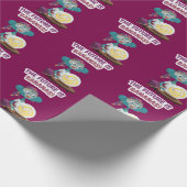 Fortune teller monkey ラッピングペーパー (角)