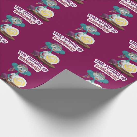 Fortune teller monkey ラッピングペーパー (角)