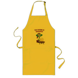 Fortune teller monkey ロングエプロン