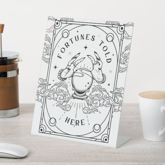 Fortunes Told Here  台座サイン (インサイチュ)