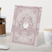 Fortunes Told Here Pink Baby Shower 台座サイン (インサイチュ)