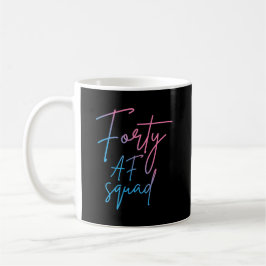 Forty AF Squad II - お誕生日おめでとう マッチングデザイン コーヒーマグカップ