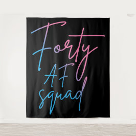 Forty AF Squad II - お誕生日おめでとう マッチングデザイン タペストリー