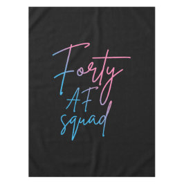 Forty AF Squad II - お誕生日おめでとう マッチングデザイン テーブルクロス