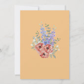 Forty and Fabulous Elegant Woman's 40th Birthday  招待状 (裏面)