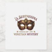 Forty & Fabulous: La Serenissima  ワインラベル (シングルラベル)