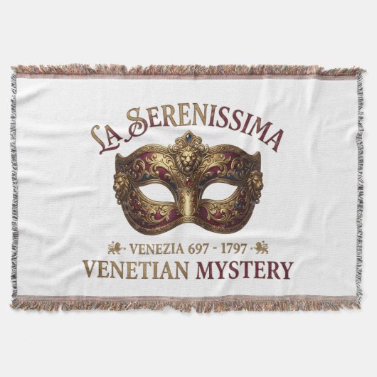Forty & Fabulous: La Serenissima Invitation スローブランケット (正面)