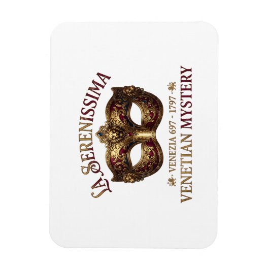 Forty & Fabulous: La Serenissima Invitation マグネット (縦)