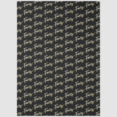 Forty gold on black birthday or annversary 薄葉紙 (正面)