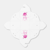 Forty Pink Disco Ball 40th Birthday Party フェイバーボックス (折り畳みなし)