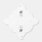 Forty Silver Disco Ball 40th Birthday Party フェイバーボックス (折り畳みなし)