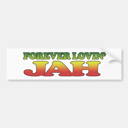 Forver Lovin Jah バンパーステッカー (正面)