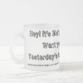 Forward Mug フロストグラスマグカップ (左)