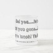 Forward Mug フロストグラスマグカップ (中央)