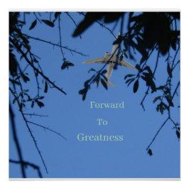 Forward to Greatness Glossy Poster ポスター