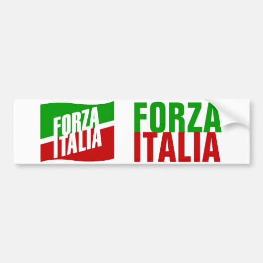 Forzaイタリア バンパーステッカー (正面)