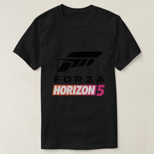 Forza Horizon 5ロゴクラシックTシャツ Tシャツ (デザイン正面)