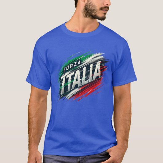 Forza Italia Design with Dynamic Effect Tシャツ (正面)