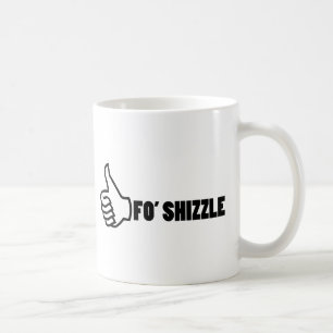 Fo'Shizzle Thomb コーヒーマグカップ