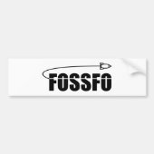 FOSSFOバンパーステッカー バンパーステッカー (正面)