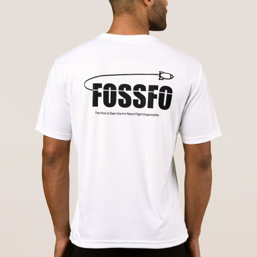 FOSSFO湿気吸い上げシャツ Tシャツ (裏面)