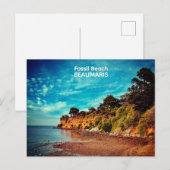 Fossil Beach, Beaumaris ポストカード (正面/裏面)