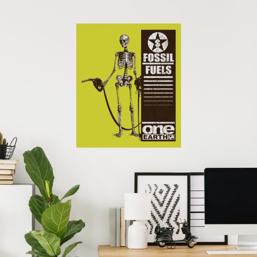 Fossil Fuels ポスター (ホームオフィス)
