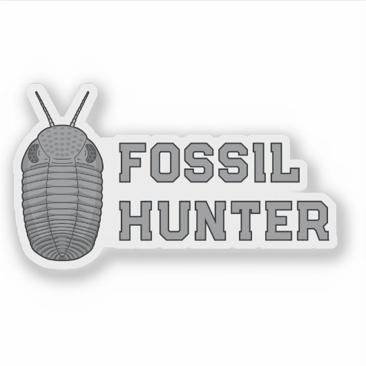 Fossil Hunter Trilobite シール (正面)