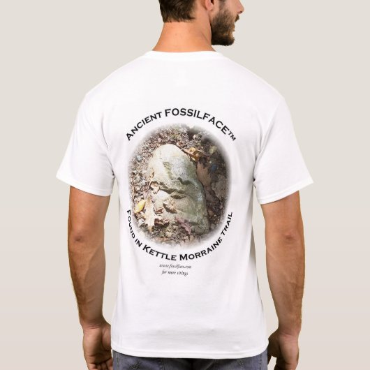 FossilFaceのニュース速報のワイシャツ Tシャツ (裏面)