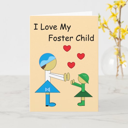 Foster Care: カード (黄色い花)