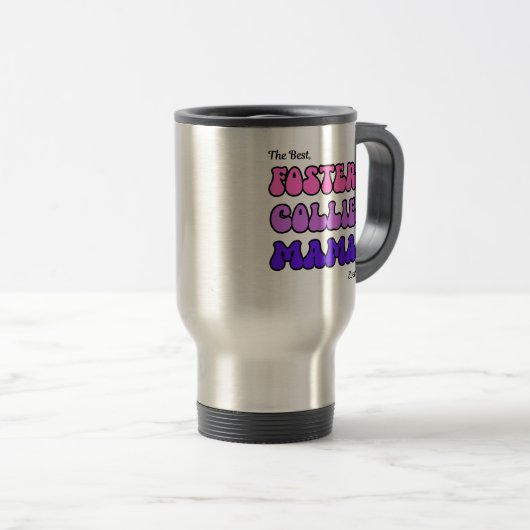 Foster collie mama mug トラベルマグ (正面右)