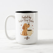 Foster Dog Parent Coffee Mug Volunteer Gift ツートーンマグカップ (左)