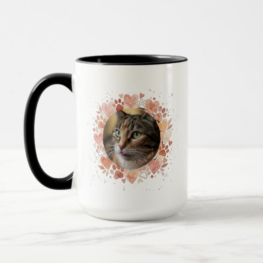 Foster Fail Celebration Pet Adoption Keepsake マグカップ (左)