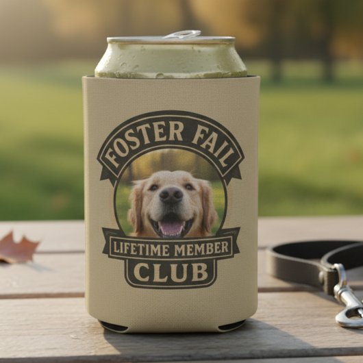 Foster Fail Lifetime Member Club Rescue Dog Gift 缶クーラー