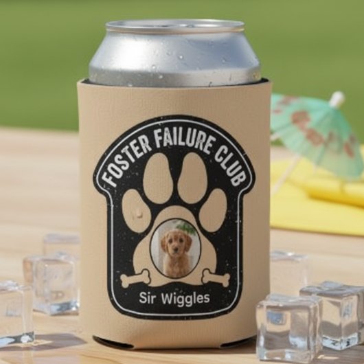 Foster Failure Club Heartfelt Paw Graphic 缶クーラー