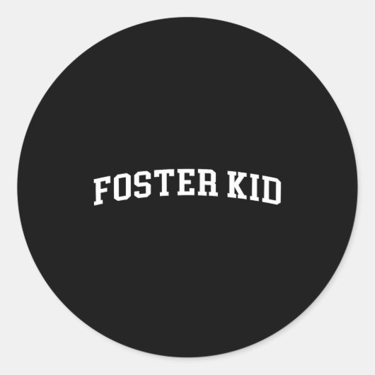 Foster Kid ラウンドシール (正面)