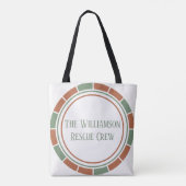 Foster Love Repeat Animal Rescue Crew Advocate トートバッグ (裏面)