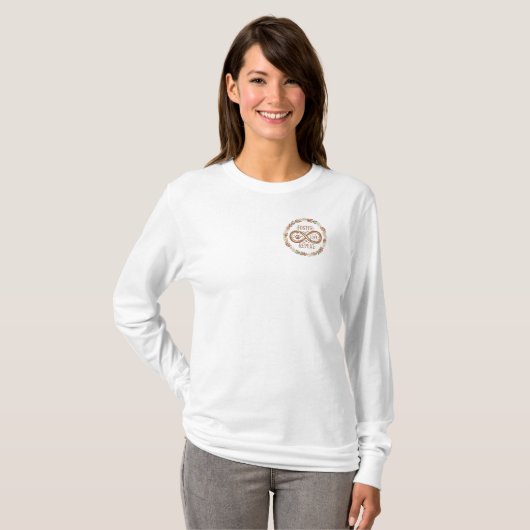 Foster Love Repeat Infinity Paw Wreath Tシャツ (正面フル)