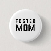 Foster Mom Parent – ミニマル 缶バッジ (正面)