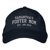 Foster Mom Personalized Embroidered Hat 刺繍入りキャップ (正面)