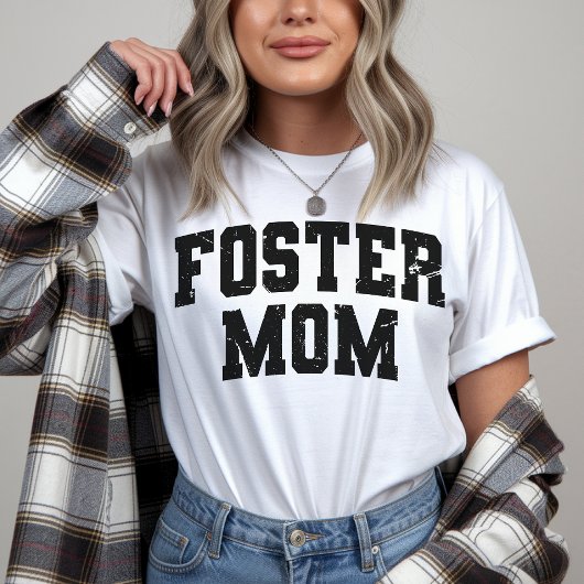 Foster Mom Shirt, Adoption Love Gift for Women Tシャツ
