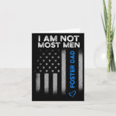 Foster Parent Dad Most Men Foster Care  カード (正面)