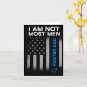 Foster Parent Dad Most Men Foster Care  カード (黄色い花)