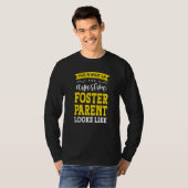 Foster Parent Job Title Employee Funny Worker Fost Tシャツ (正面フル)