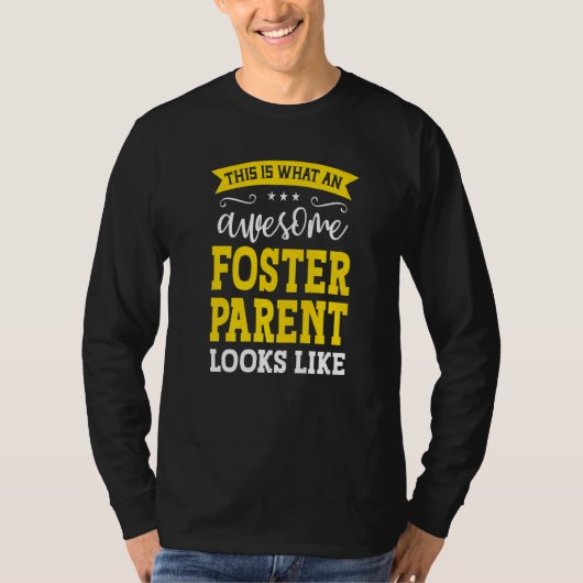 Foster Parent Job Title Employee Funny Worker Fost Tシャツ (正面)