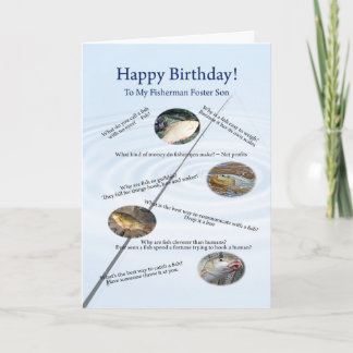 Foster Sonのために、魚釣りは誕生日カードをジョーク カード