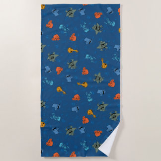 Foster's Home for Imaginary Friends | Fun Pattern ビーチタオル