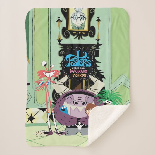 Foster's Home for Imaginary Friends | Group Hug シェルパブランケット (正面)