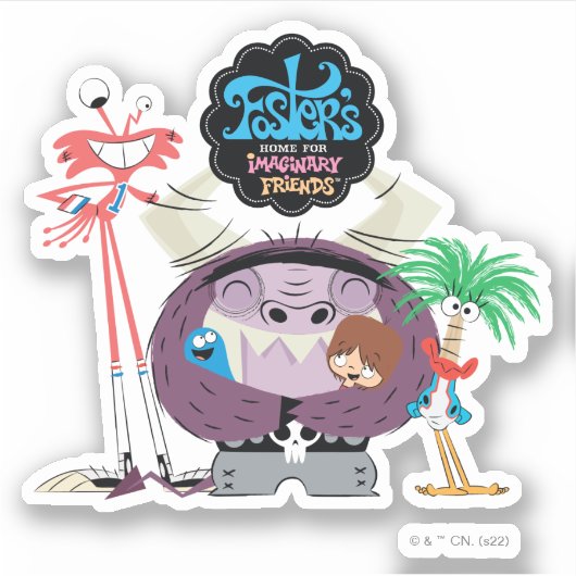 Foster's Home for Imaginary Friends | Group Hug シール (正面)
